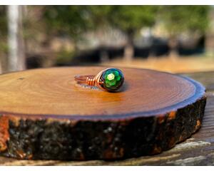 Magical Mood Ring, Handmade Wire Wrapped Ring by Rock My Zen